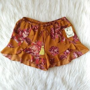 Orange floral bottoms 🌸